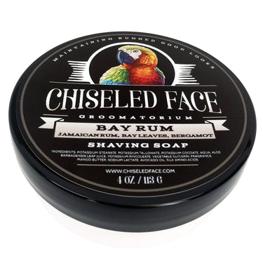 Bay Rum – Shaving Soap - Chiseled Face